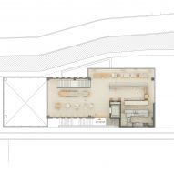 Second floor plan of Parconido Bakery Cafe