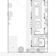 Ground floor plan of Cabin House
