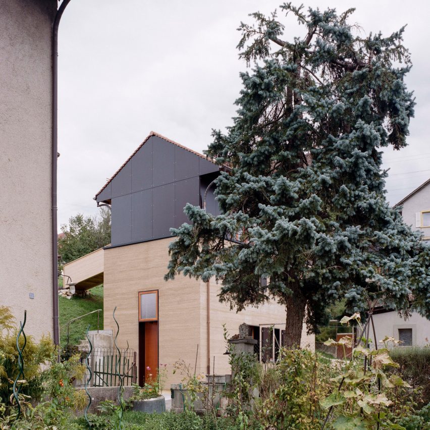 Madeleine Architects converts pigsty into The Recipe house in Switzerland