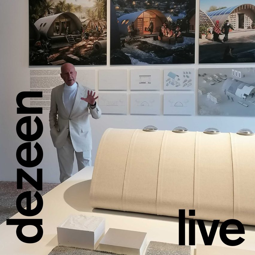 Norman Foster at Venice Architecture Biennale
