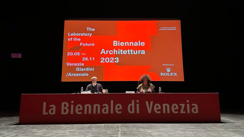 Venice Architecture Biennale opening press conference