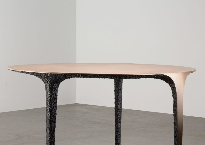 Polished surface of Yaawa table