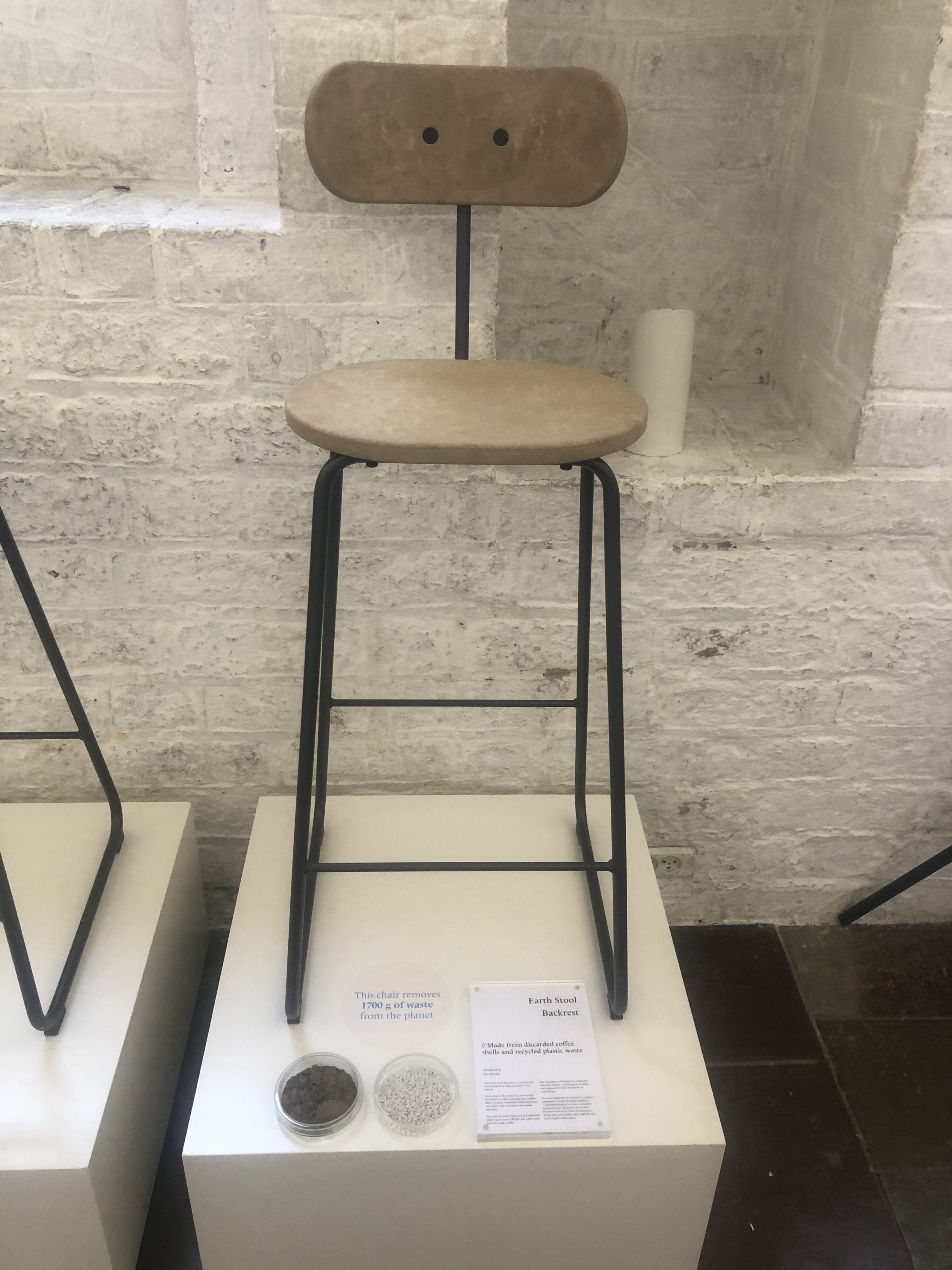 Chair made from waste