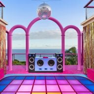 View of ocean from Barbie's Malibu Dreamhouse