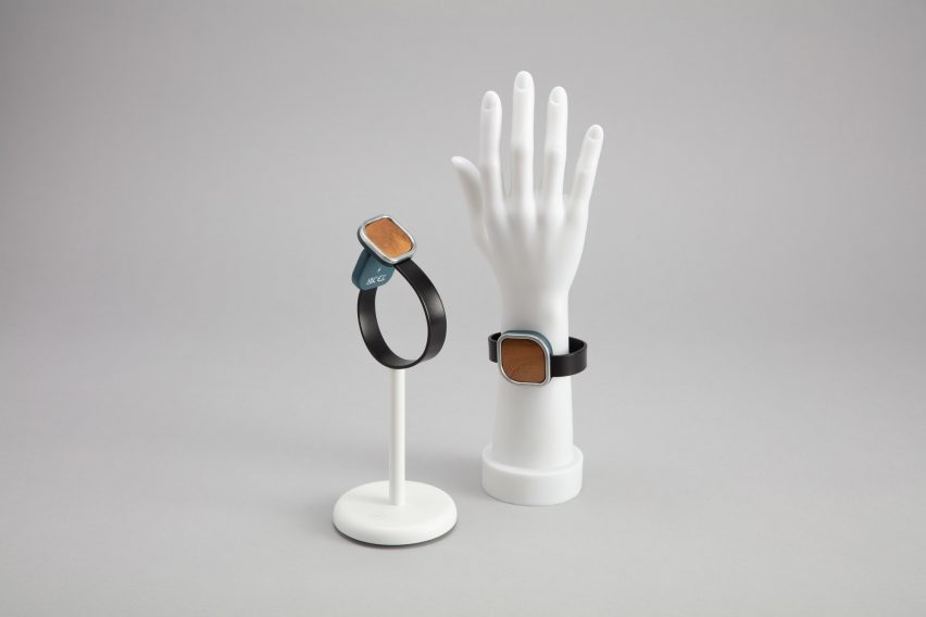 Photo of a wearable devices shown on a mannequin wrist