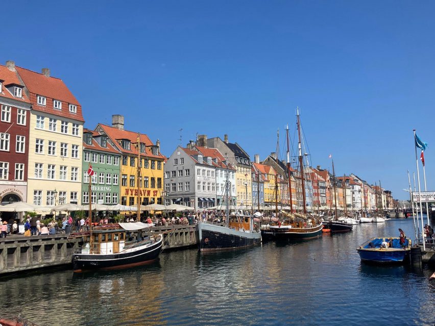 Foto de la zona de Nyhavn de Copenhague