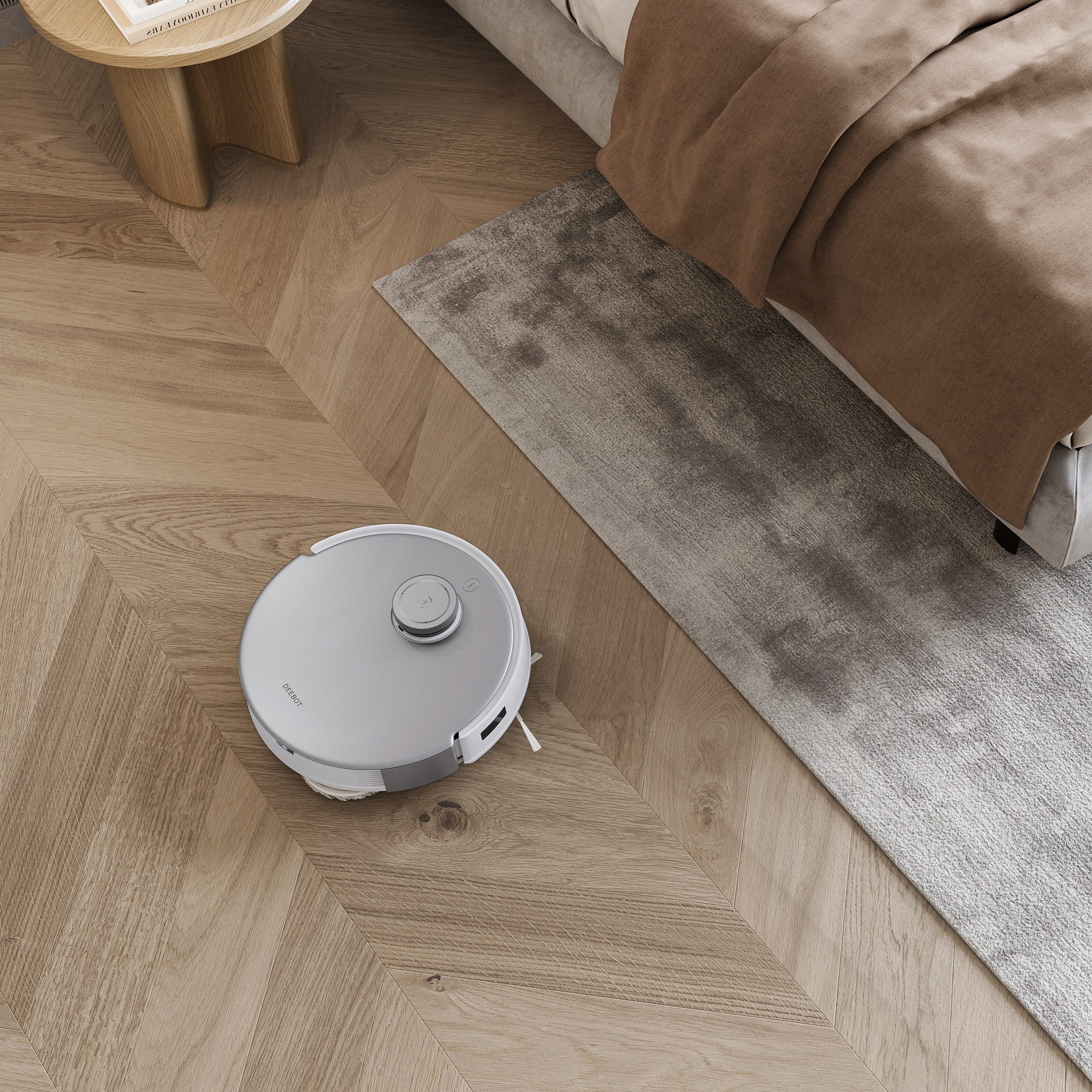 Ecovac's self-cleaning mop and vacuum robot