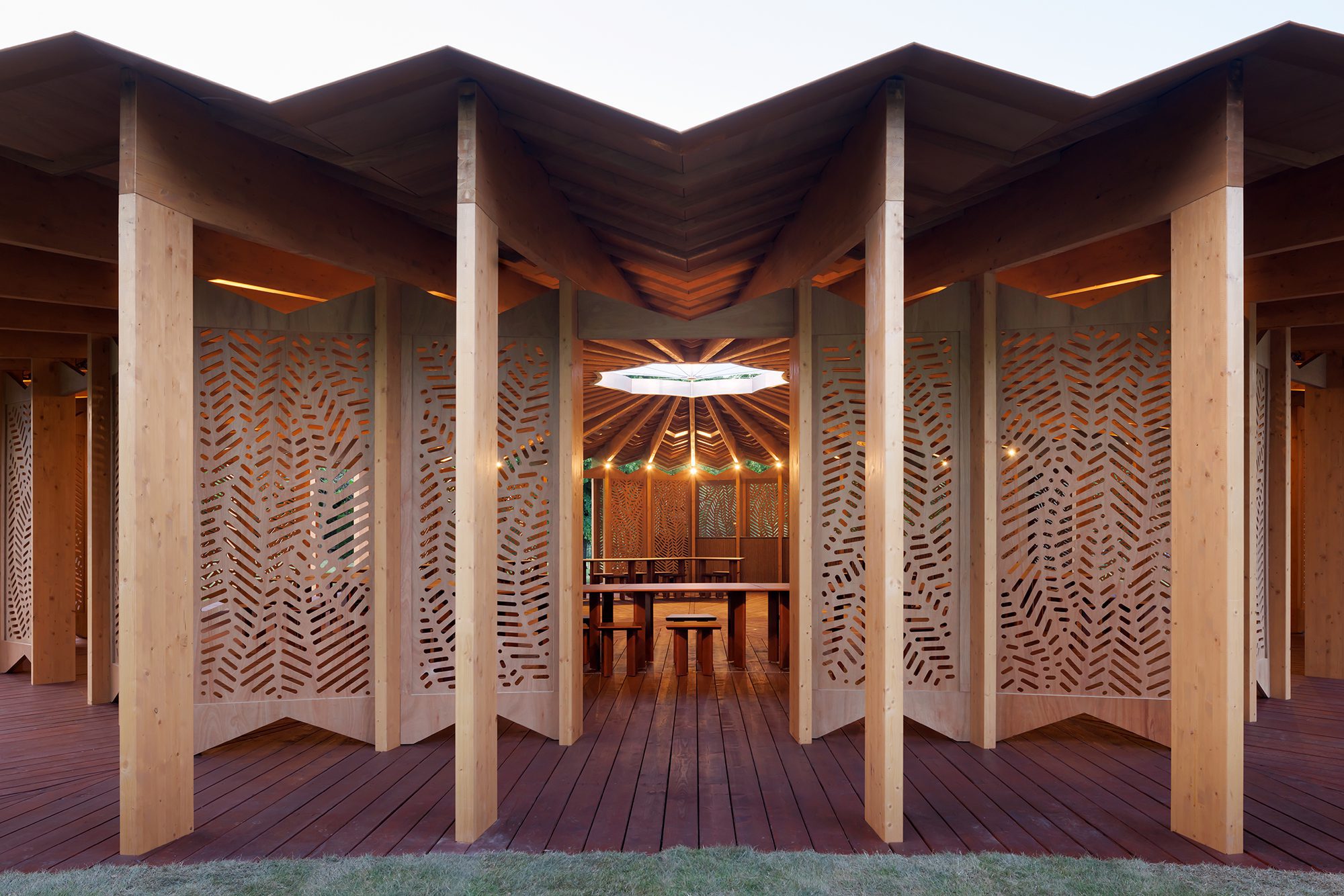 Serpentine Pavilion by Lina Ghotmeh