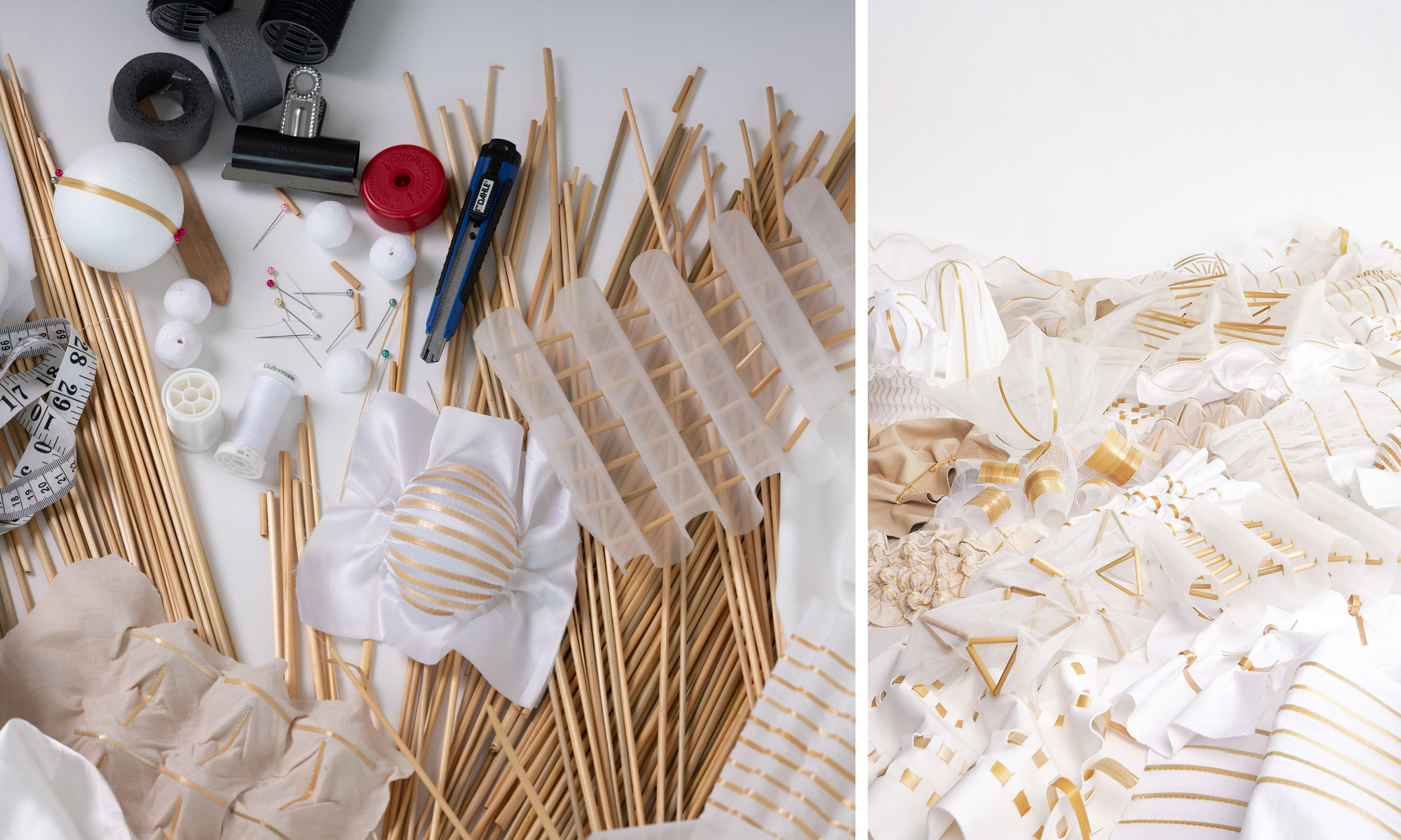 Textiles that use straw