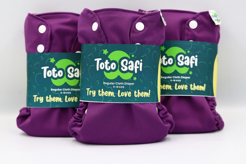 Reusable nappies by Toto Safi