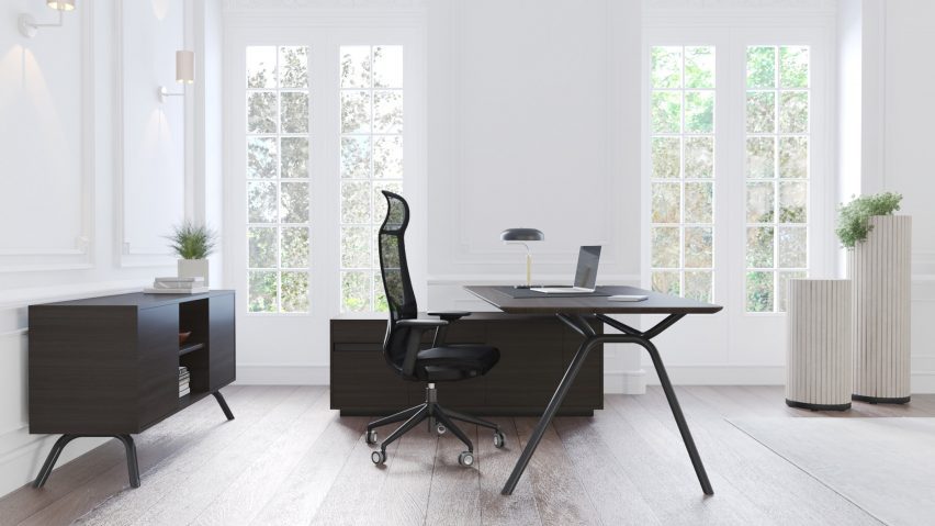 Arqus desk by Orlandini Design for Narbutas