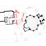 Ground floor plan of Cerveny Kostel