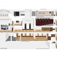 Plans for refurbished BAFTA headquarters by Benedetti Architects