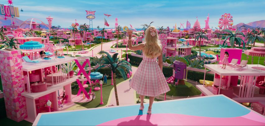 Barbie Land in Barbie movie