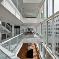 Interior of Biology-Pharmacy-Chemistry Research and Education Complex by Bernard Tschumi