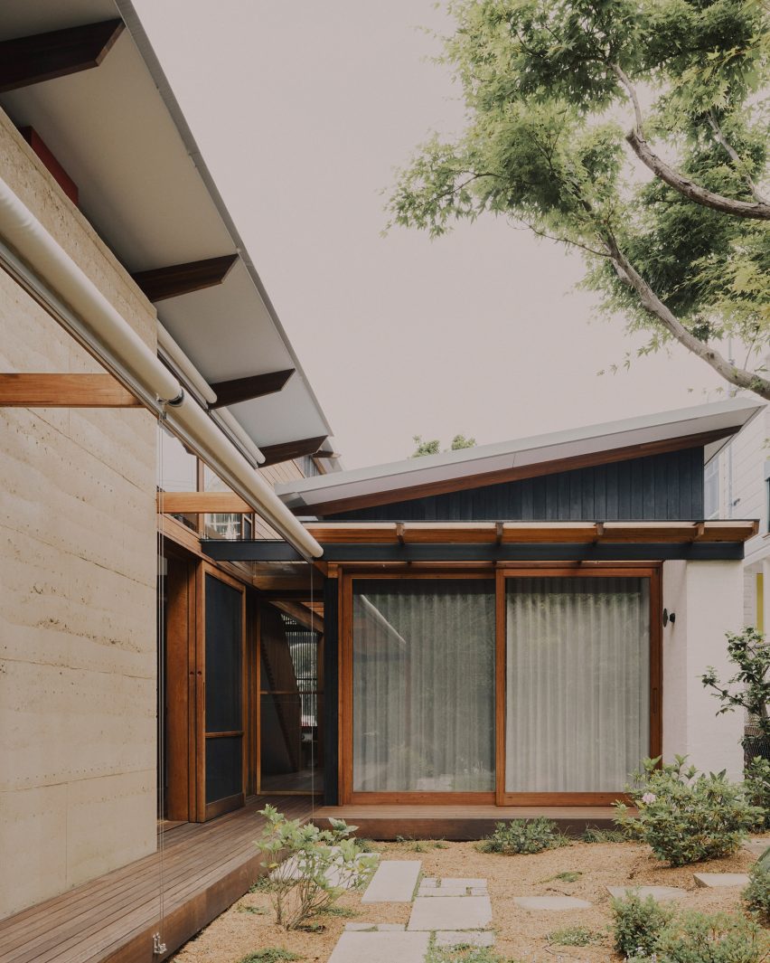 Terrace outside of Butterfly House in Australia by Dane Taylor Design