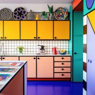 Camille Walala takes colourful aesthetic to the max in self-designed studio