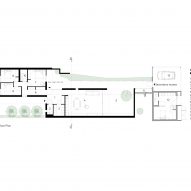 Floor plan of Case House by Ström Architects