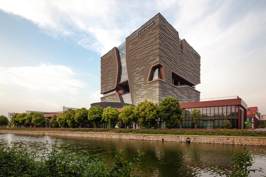 Exterior de la Universidad de Liverpool Xi'an Jiaotong en China