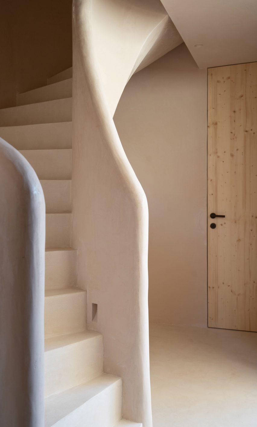 Photo of a staircase at the home
