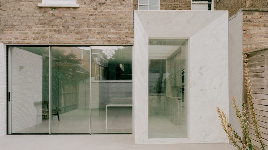 Marble extension to Victorian home
