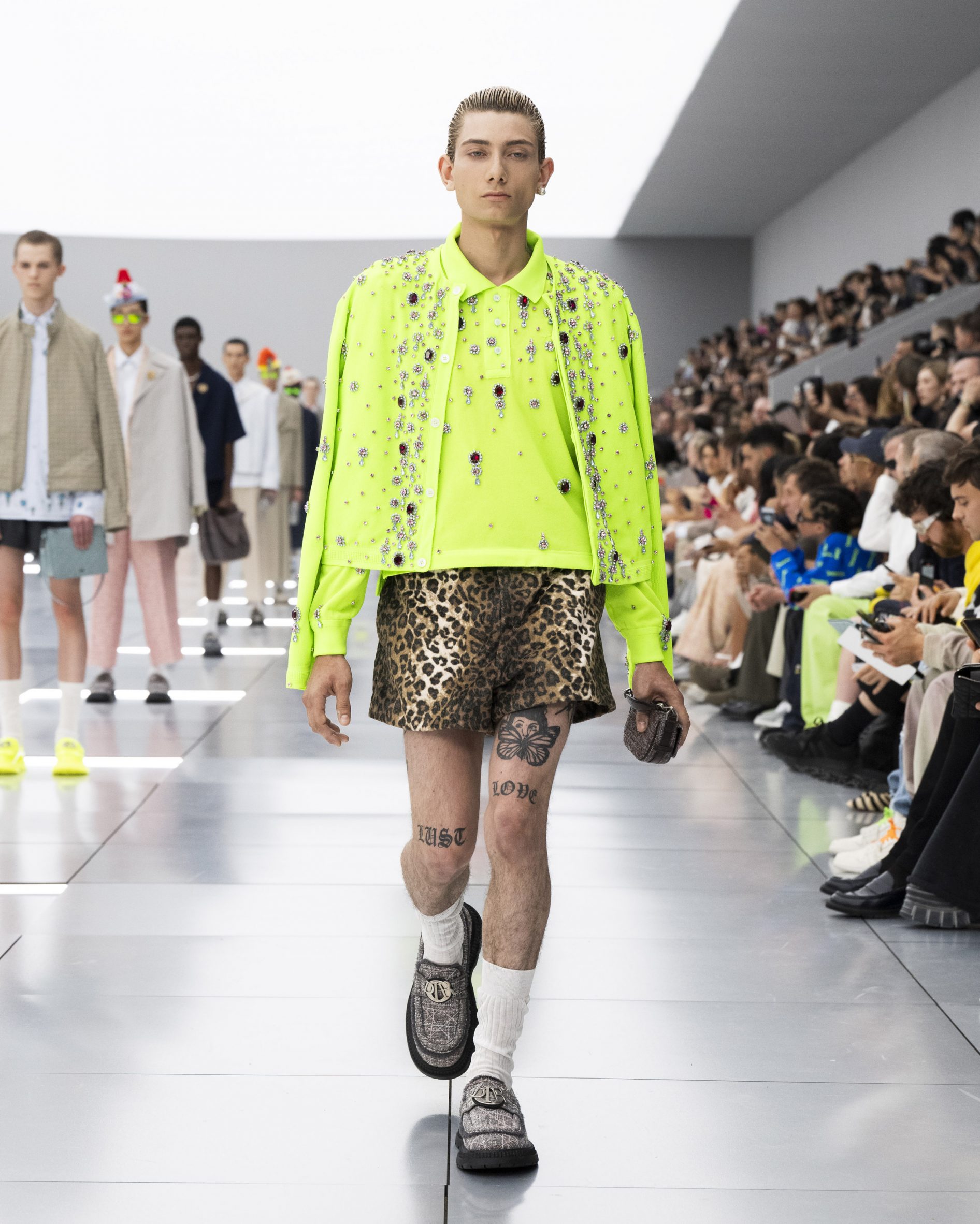Dior's Kim Jones sends models rising up from the floor at Paris Fashion  Week