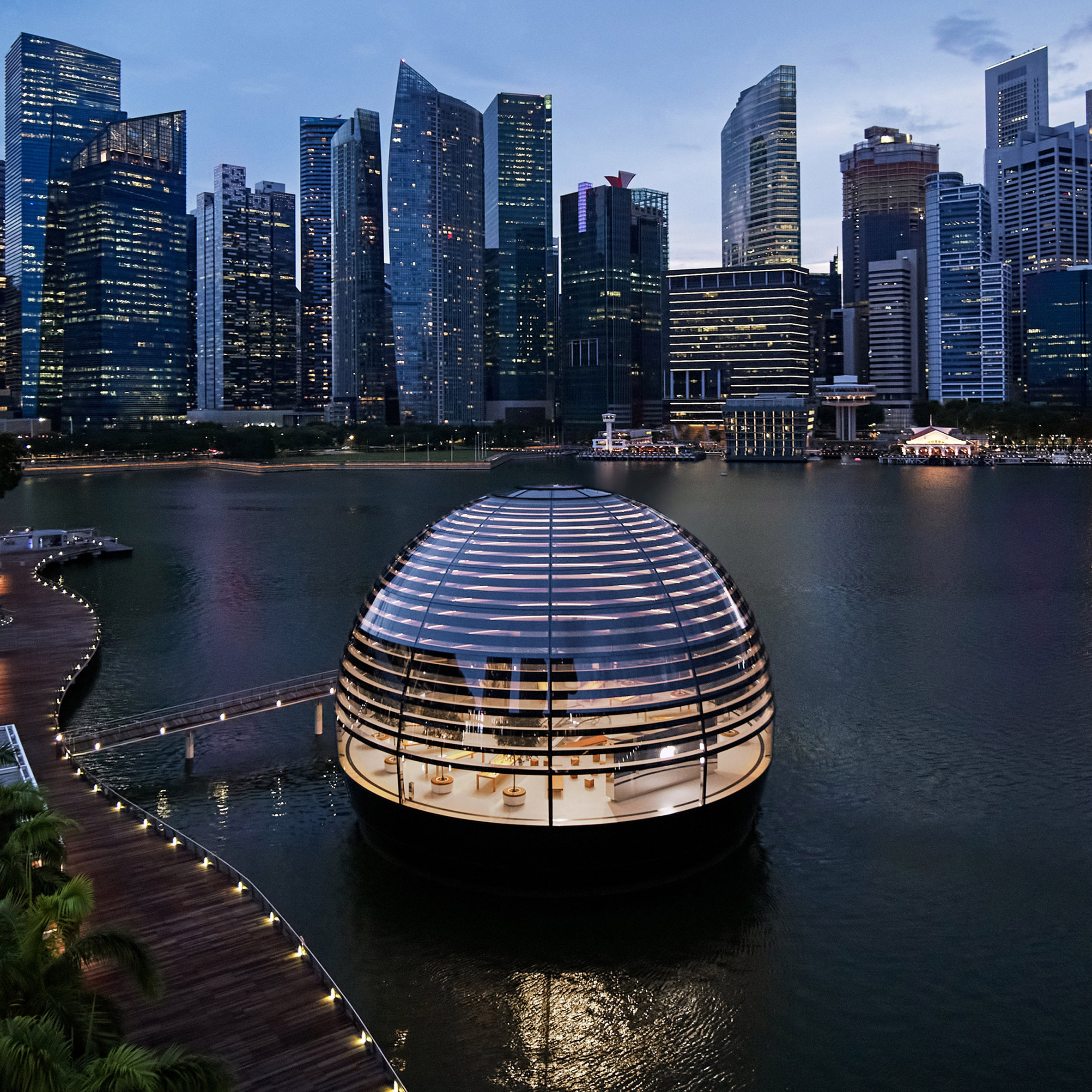 Foster + Partners Marina Bay Sands Apple store