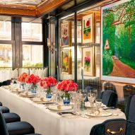 private dining room of the george members club in mayfair