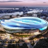 HOK designs mirrored "stadium of the future" for Jacksonville Jaguars