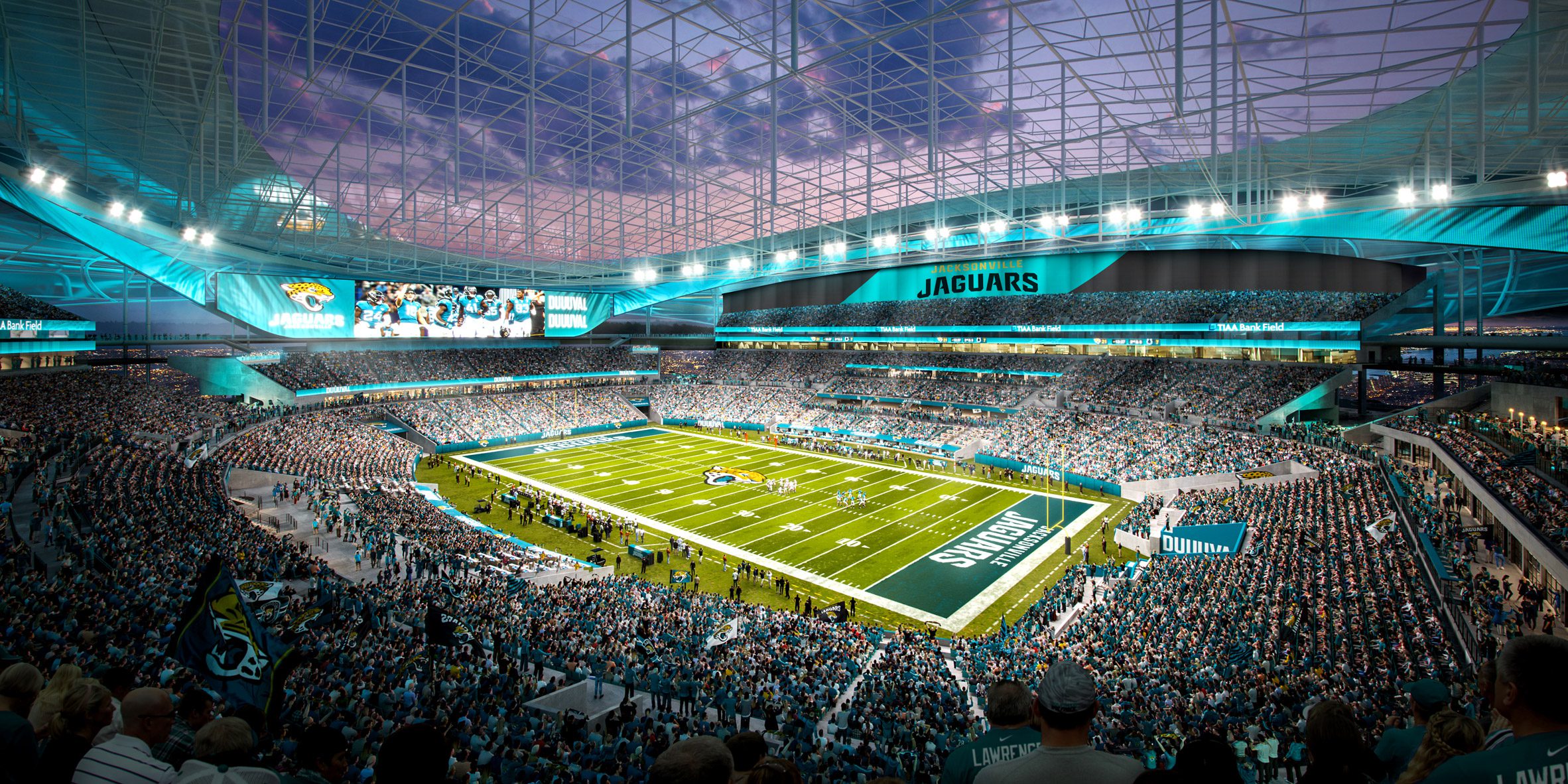 HOK stadium Jacksonville Renderings