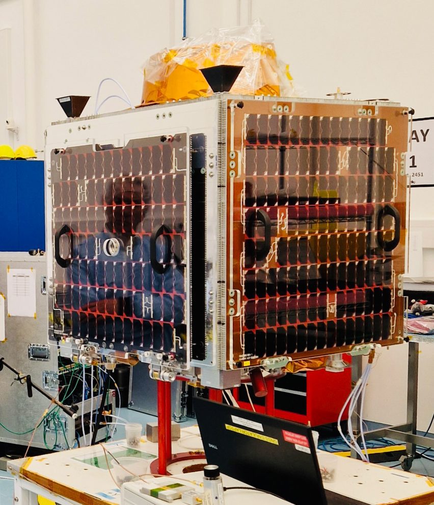 Photo of SatVu's HOTSAT-1 satellite technology