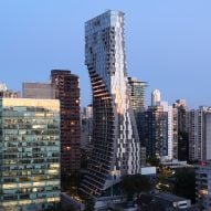 Kengo Kuma unveils "sculptural and iconic" skyscraper in Vancouver