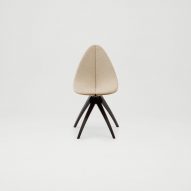 Wooden Edaha shell chair by Koyori