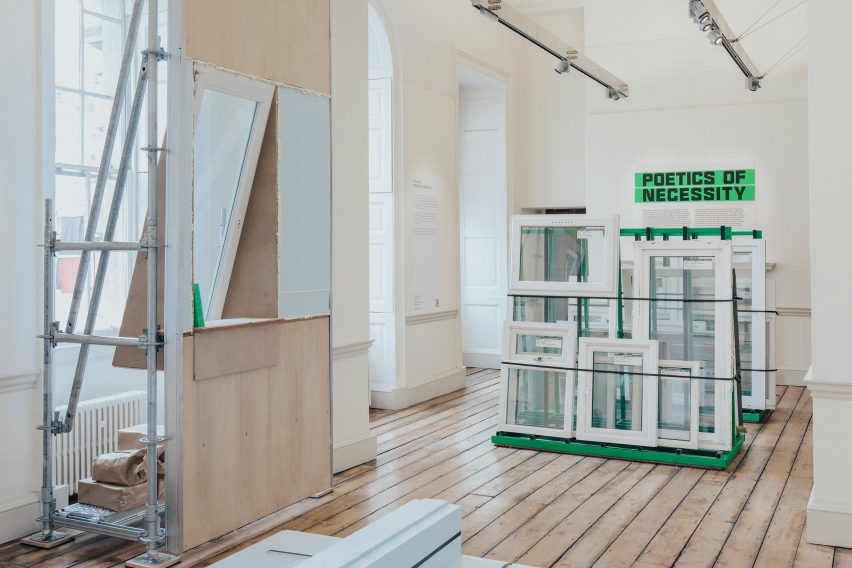Poetics of necessity, Poland, by TŁO Michał Sikorski Architects, Petro Vladimirov and Zofia Jaworowska at London Design Biennale 2023