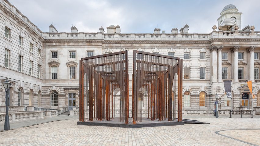 Openwork pavilion, Turkey, by Melek Zeynep Bulut at London Design Biennale 2023