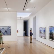 Art gallery space at the Hammer Museum in Los Angeles by Michael Maltzan Architects