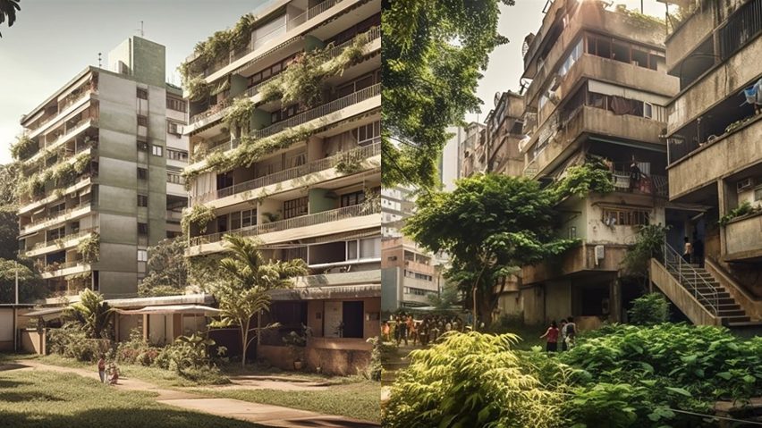 Contrasting Midjourney images of Rio de Janeiro