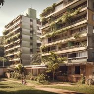 Senseable City Lab Midjourney generación de Río de Janeiro