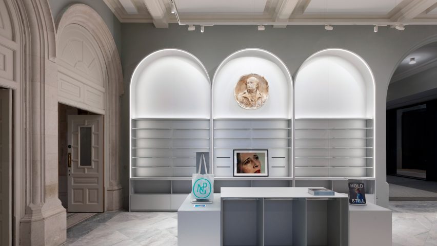 National Portrait Gallery shops in London by Alex Cochrane Architects