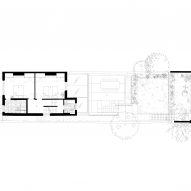 Second floor plan of Pigment House by Unknown Works