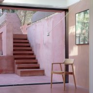 Unknown Works brightens Victorian townhouse with dusty pink extension