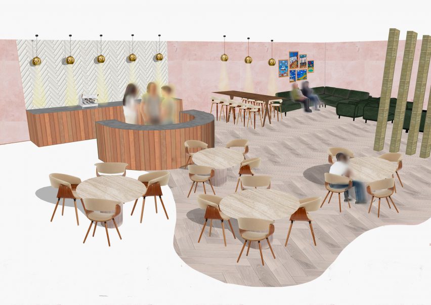 Visualisation of dining area