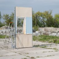 Polish pavilion at London Design Biennale collects windows for Ukraine's reconstruction