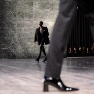 Saint Laurent stages menswear show at Mies van der Rohe's Neue Nationalgalerie