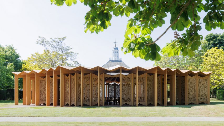 Serpentine Pavilion 2023 designed by Lina Ghotmeh