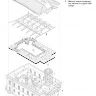 Axonometric drawing of Sheerness Dockyard Church