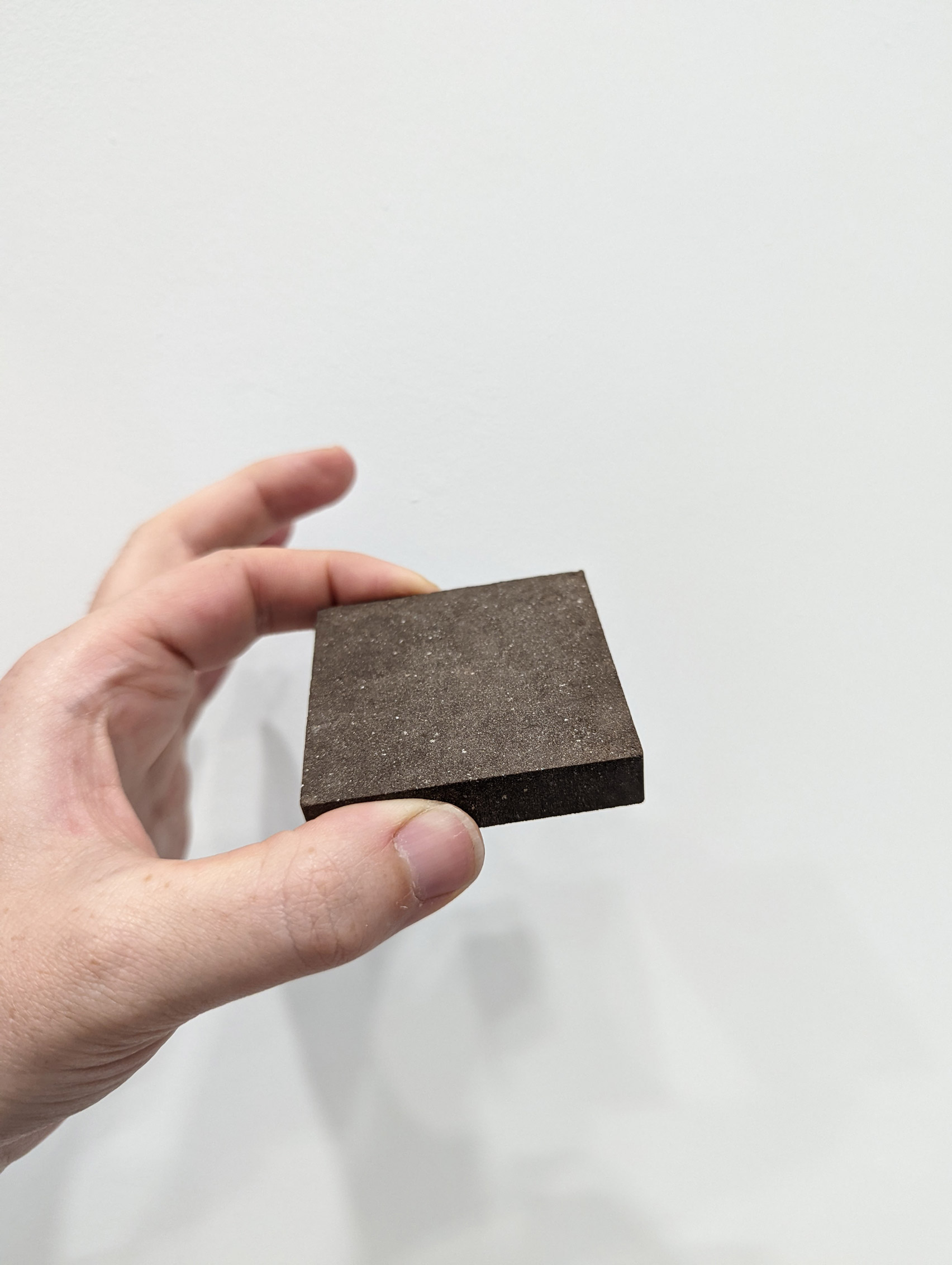 Concrete-like material sample by University of Manchester scientists