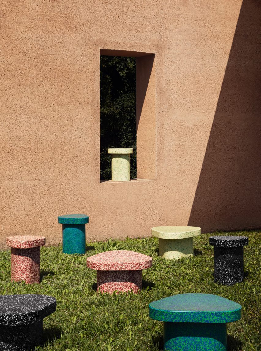 Superpop tables by Paolo Cappello for Miniforms