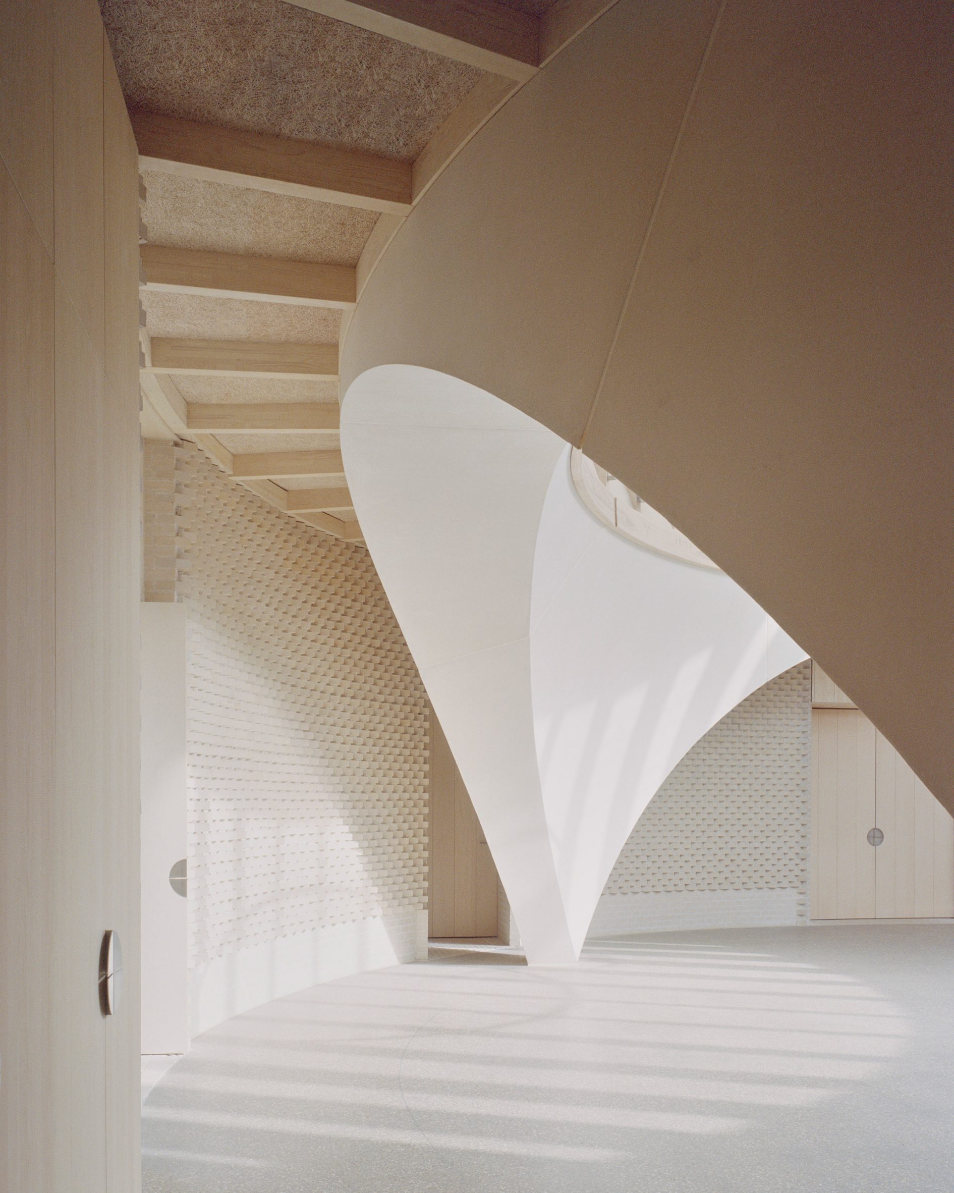 Interior of Hampshire temple by James Gorst Architects