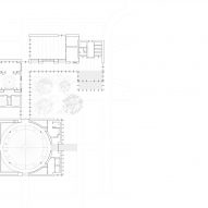 Plan of Hampshire temple by James Gorst Architects